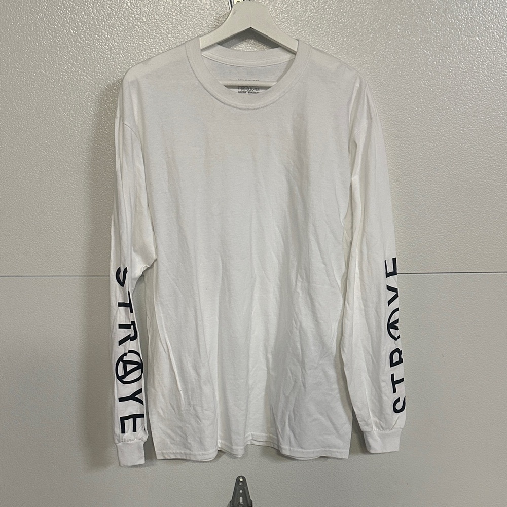 Straye White Long Sleeve Tee t-shirt